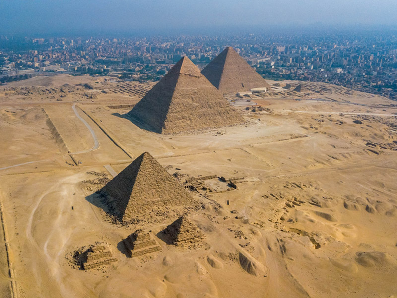 History of the great pyramid of Giza