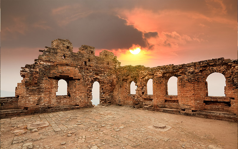 sunset-in-Great-Wall-of-China sunset-in-Great-Wall-of-China