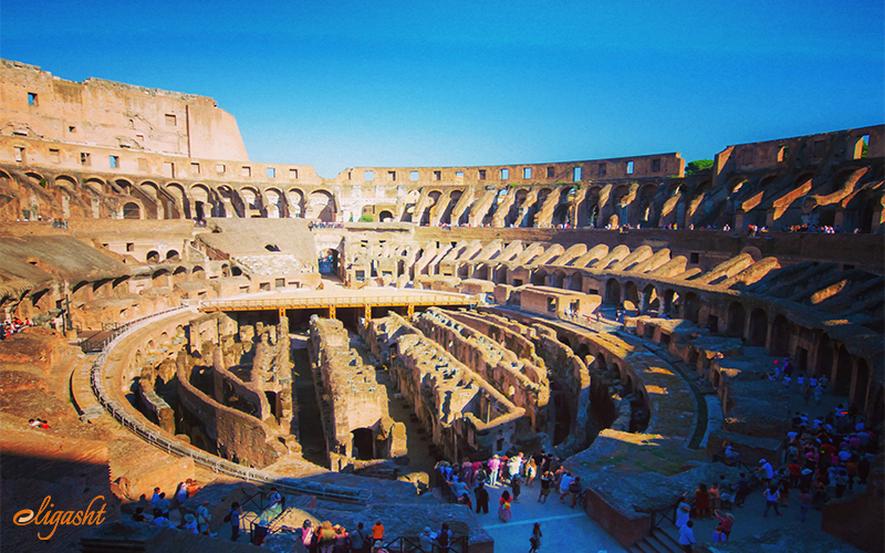 Inside colosseum Inside colosseum
