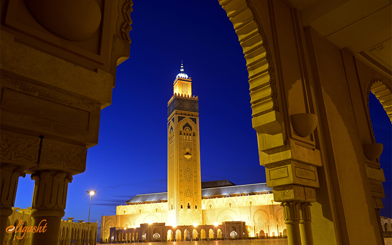 Hassan II mosque in casablanca Hassan II mosque in casablanca