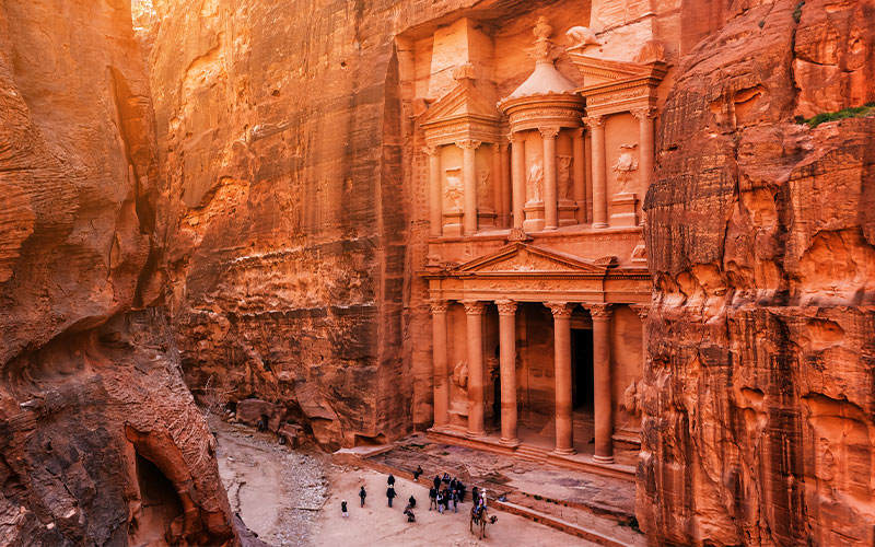 Al-Khazneh-(The-Treasury)-at-old-city-Petra Al-Khazneh-(The-Treasury)-at-old-city-Petra