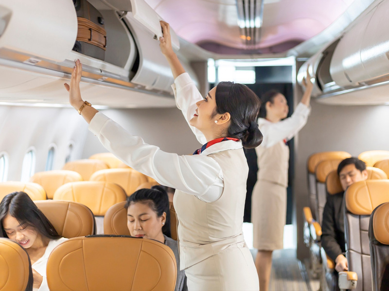 Carrying prohibited goods to carry inside the cabin