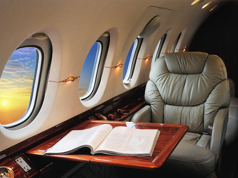 business class flight