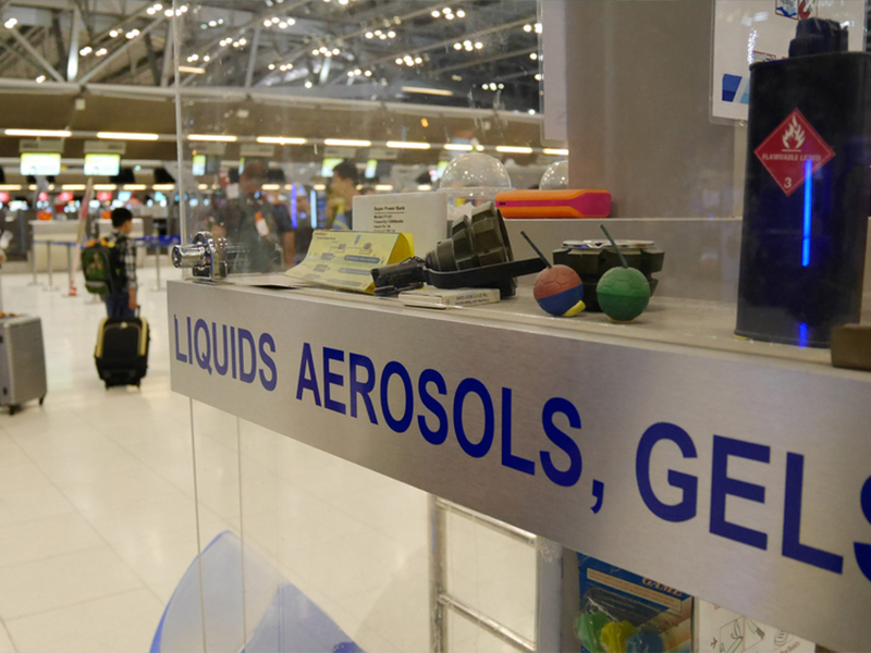 List of prohibited items on flights to the UK