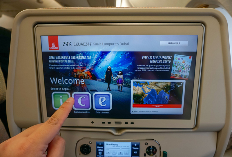 internet on the Emirates and Singapore flights